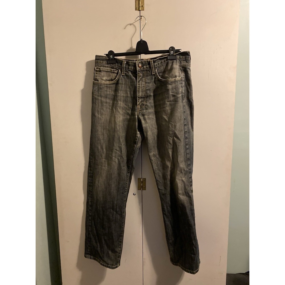 Agave Denim Waterman Jeans Mens 36 Relaxed Straight Winchester Flex Dark USA